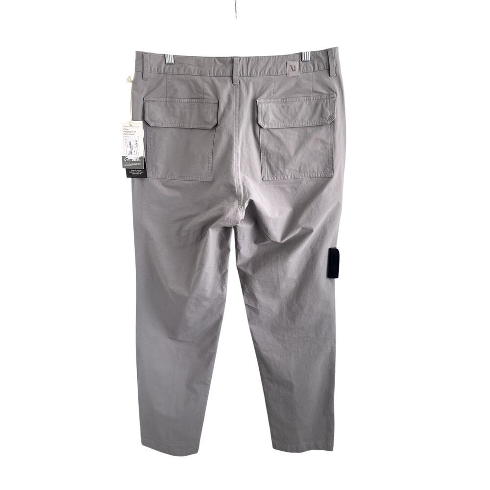 Vuori Sz 33 Barren Classic Fit Pant Gray Cotton Pockets Stretch Utility Casual - Picture 3 of 13